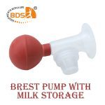breast pump with milk storage pot
